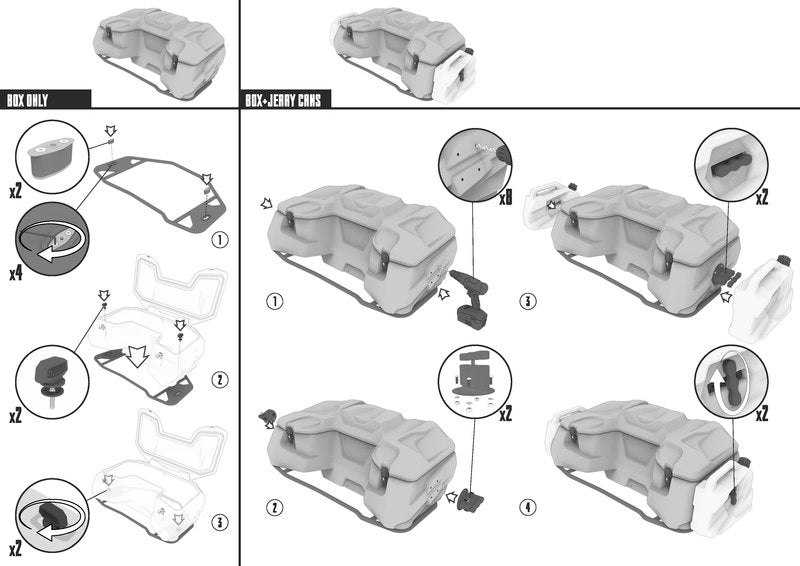 Tesseract Transportbox 120L Can Am Outlander G3 (2024)